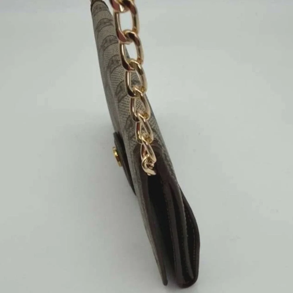 Authentic Vintage‎ Gucci GG Supreme Wallet Crossbody Accessory Collection Italy